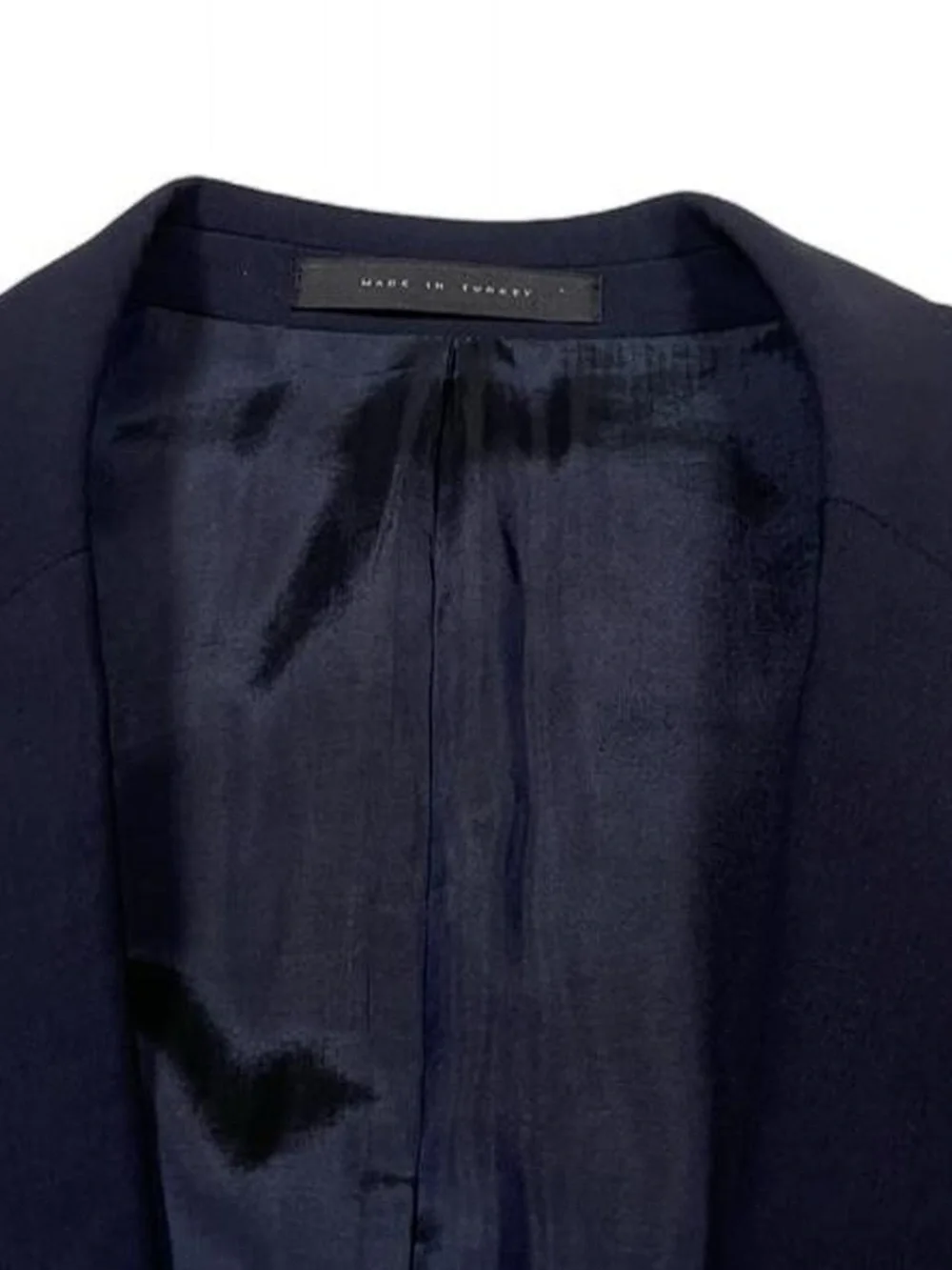Hugo Boss The Jam75/Sharp3 Stretch Wool Navy Blue Suit Men’s Size 38S 33W 30L